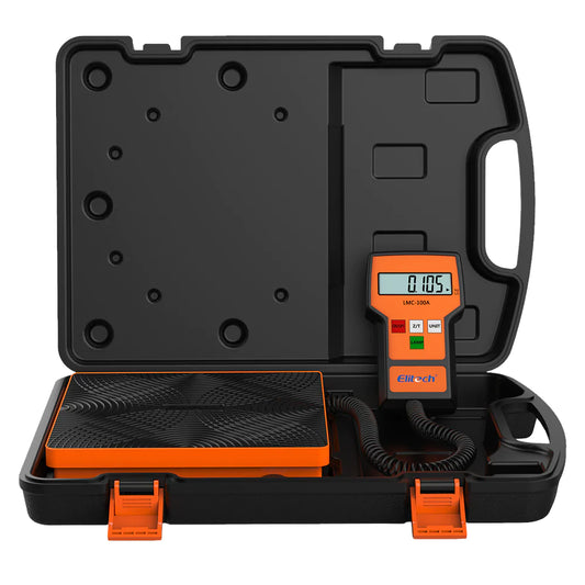 Elitech LMC-100A Refrigerant Charging Scale for HVAC 100kg with Case