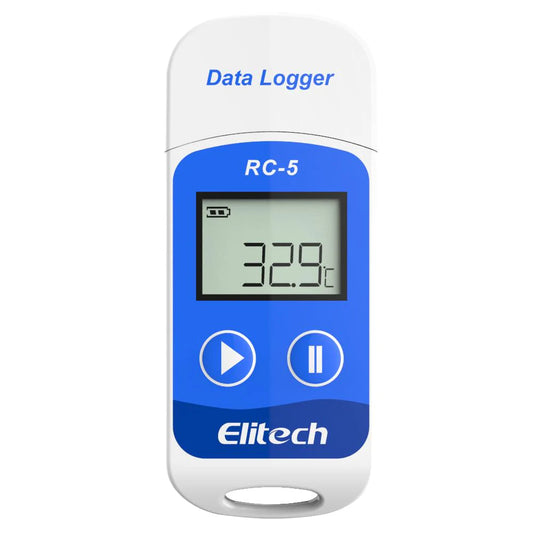 Elitech RC-5 USB Temperature Data Logger with 32000 Recording Points